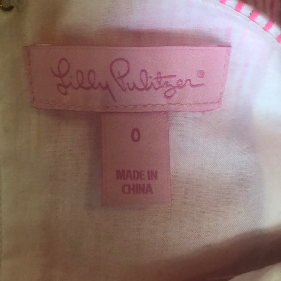 Lilly Pulitzer Pink and white seersucker dress - Picture 4 of 4